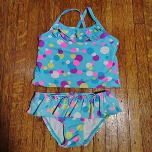 VTG Y2k The Children's Place 2 PC Swimsuit Girls 18-24 Month/T467